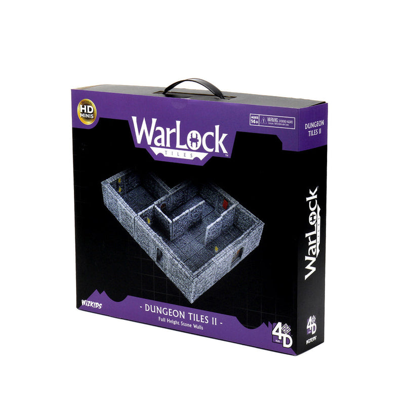 WarLock Tiles: Dungeon Tiles II - Full Height Stone Walls from WizKids image 10