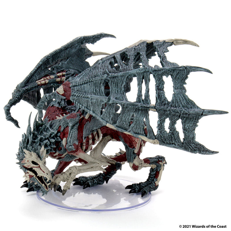 Dungeons & Dragons: Icons of the Realms Set 18 Boneyard Premium Green Dracolich from WizKids image 15