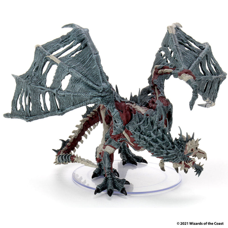 Dungeons & Dragons: Icons of the Realms Set 18 Boneyard Premium Green Dracolich from WizKids image 14
