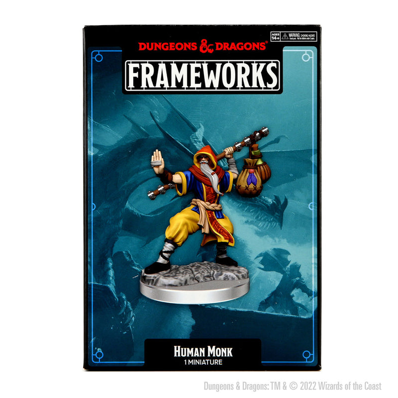 Dungeons & Dragons Frameworks: W01 Human Monk Male from WizKids image 9