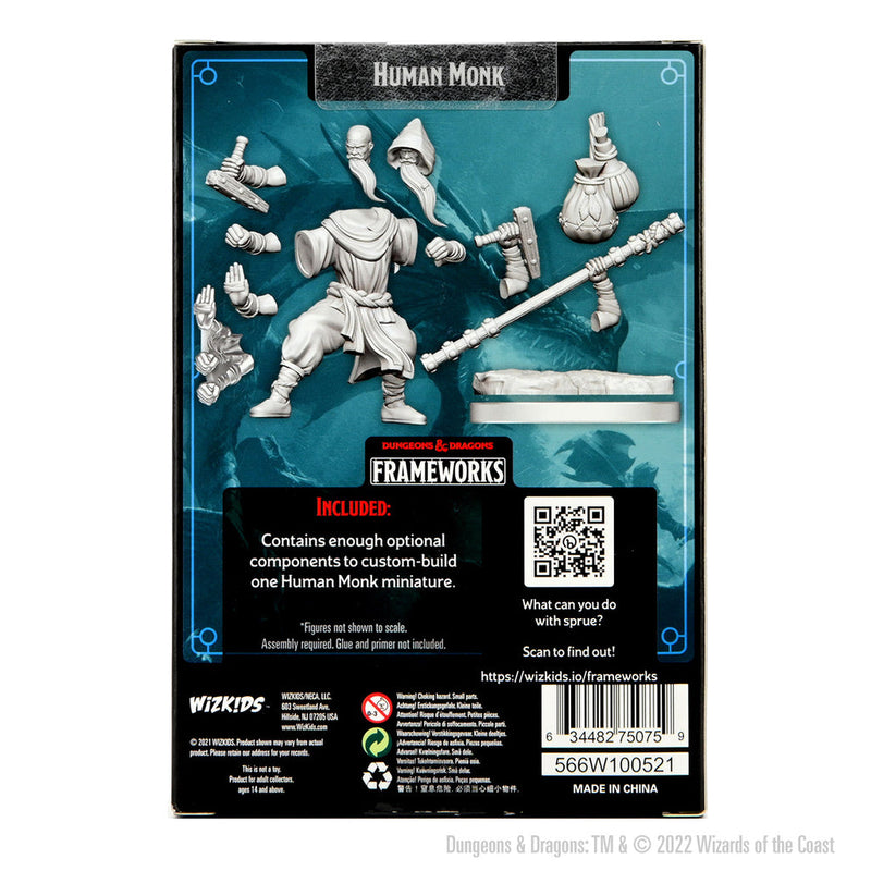 Dungeons & Dragons Frameworks: W01 Human Monk Male from WizKids image 10