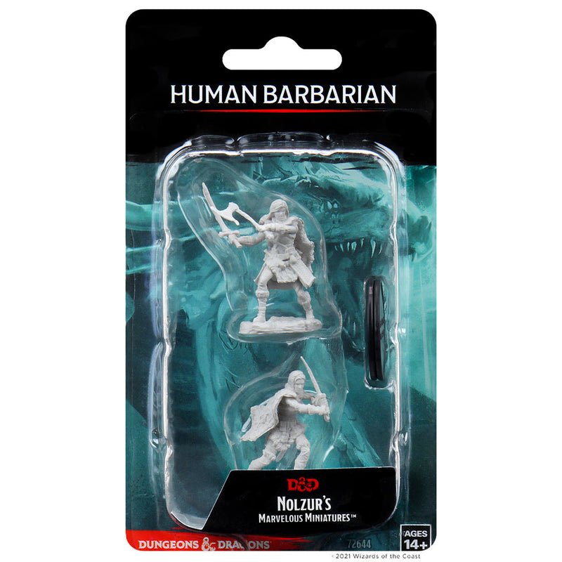 Dungeons & Dragons Nolzur's Marvelous Unpainted Miniatures: W01 Human Female Barbarian from WizKids image 5