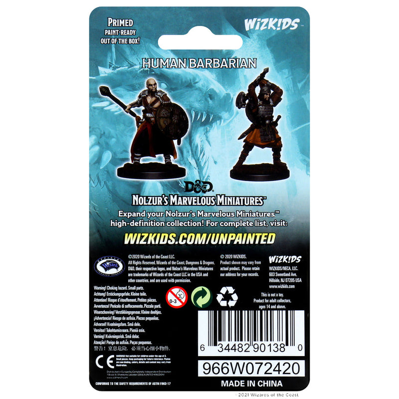Dungeons & Dragons Nolzur's Marvelous Unpainted Miniatures: W13 Human Barbarian Male from WizKids image 8
