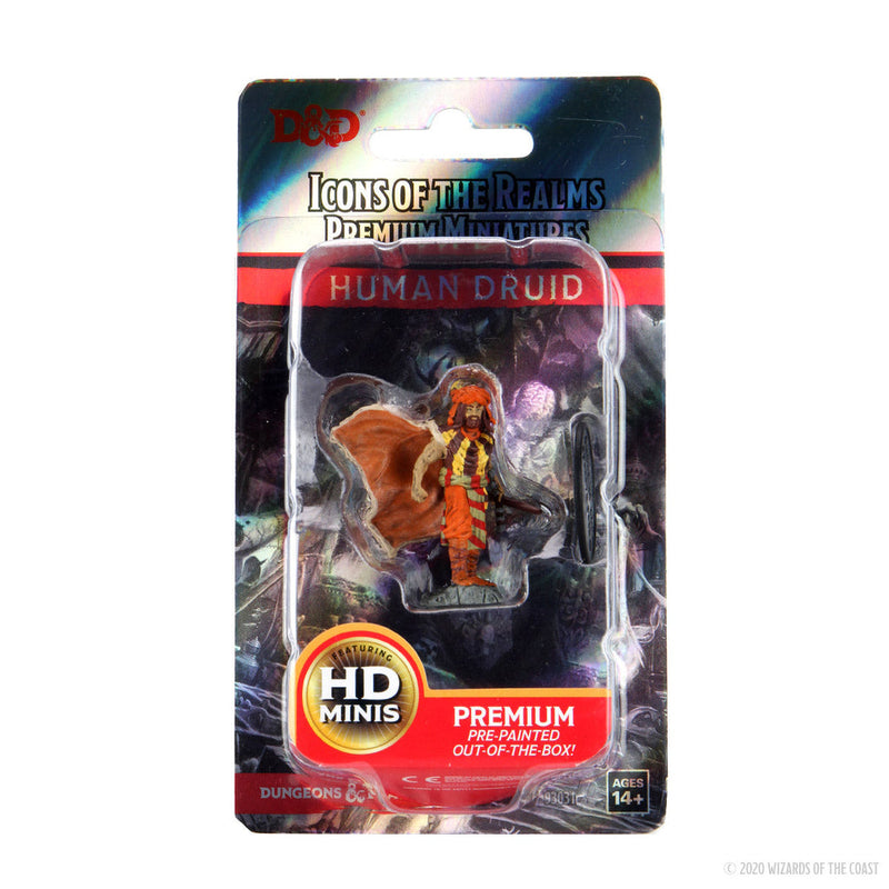 Dungeons & Dragons: Icons of the Realms Premium Figures W04 Human Druid Male from WizKids image 4