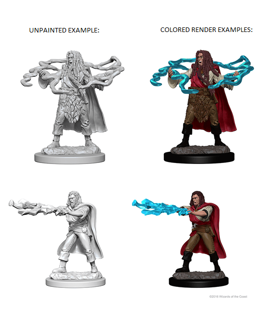 Dungeons & Dragons Nolzur's Marvelous Unpainted Miniatures: W01 Human Male Sorcerer from WizKids image 8