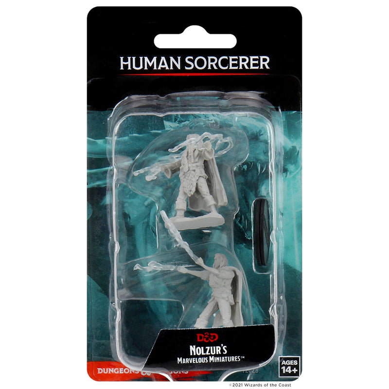 Dungeons & Dragons Nolzur's Marvelous Unpainted Miniatures: W01 Human Male Sorcerer from WizKids image 5