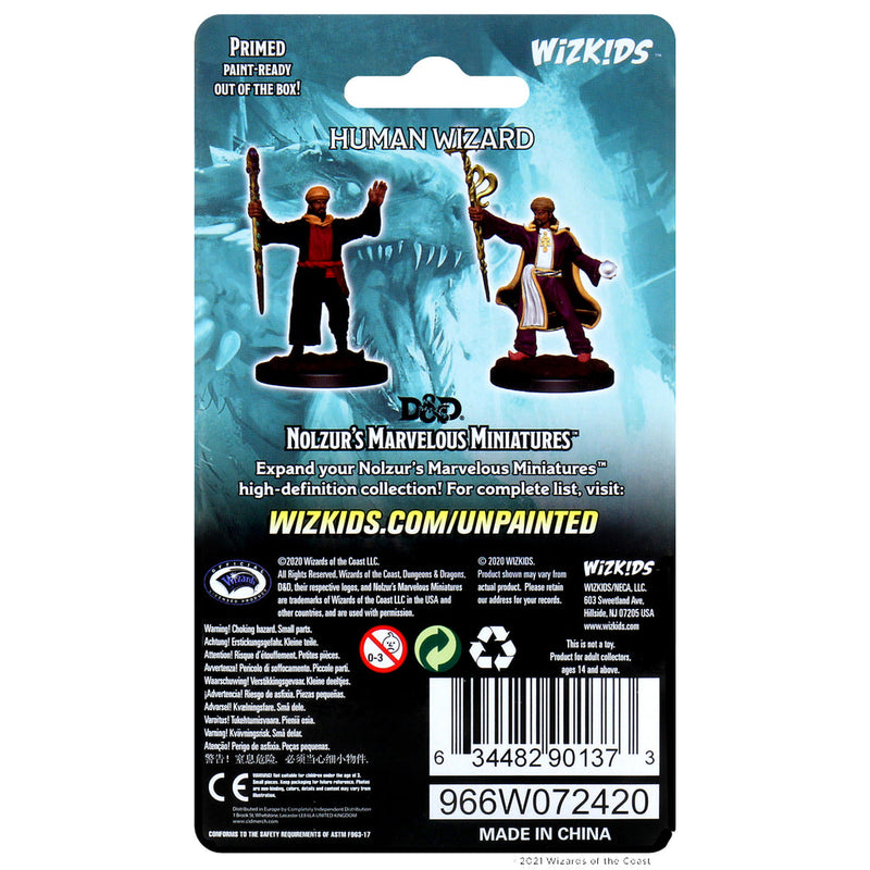 Dungeons & Dragons Nolzur's Marvelous Unpainted Miniatures: W13 Human Wizard Male from WizKids image 8