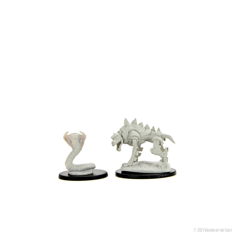 Dungeons & Dragons Nolzur's Marvelous Unpainted Miniatures: W14 Iron Cobra & Iron Defender from WizKids image 7