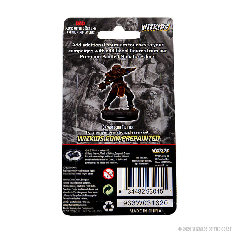 Dungeons & Dragons: Icons of the Realms Premium Figures W03 Dragonborn Male Fighter from WizKids image 6