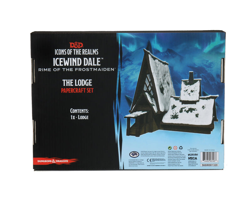 Dungeons & Dragons: Icons of the Realms Icewind Dale Rime of the Frostmaiden The Lodge Papercraft Set from WizKids image 13