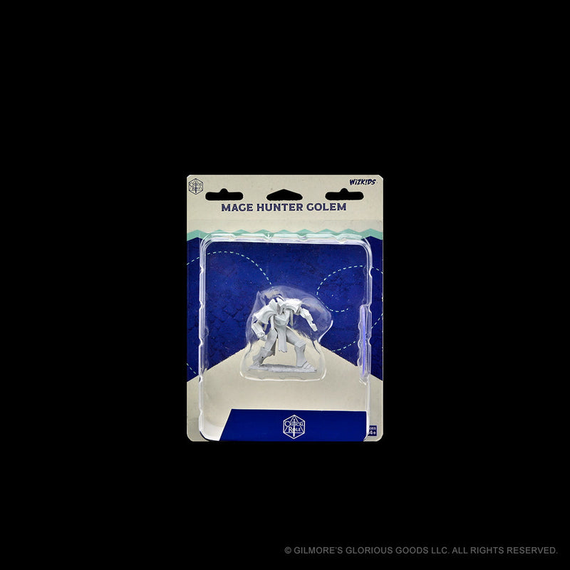 Critical Role Unpainted Miniatures: W03 Mage Hunter Golem from WizKids image 5