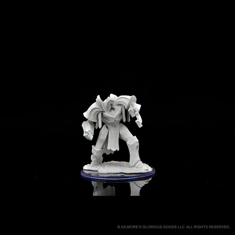 Critical Role Unpainted Miniatures: W03 Mage Hunter Golem from WizKids image 7