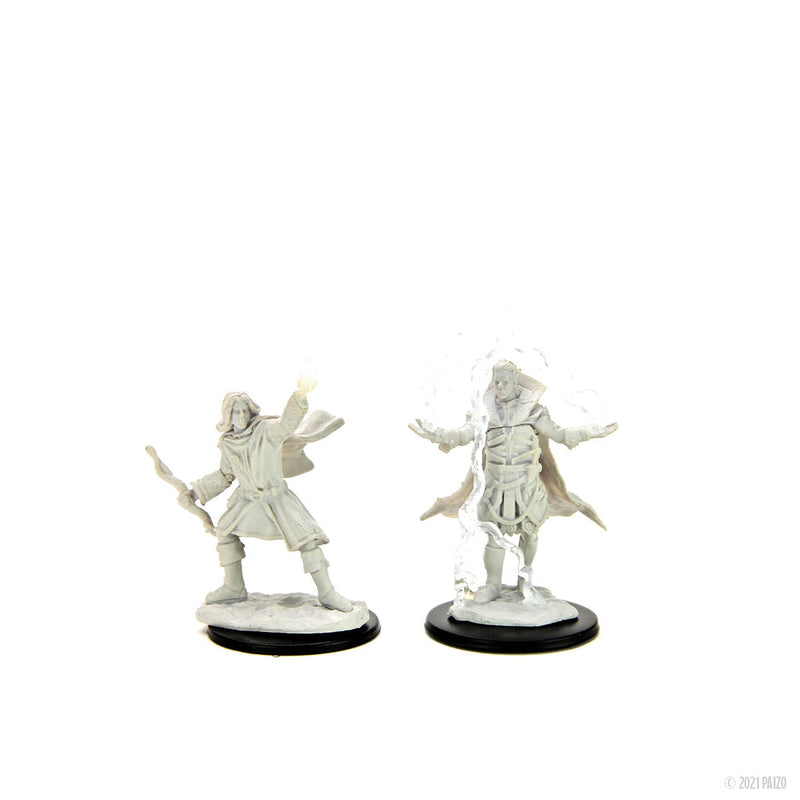 Pathfinder Deep Cuts Unpainted Miniatures: W14 Elf Sorcerer Male from WizKids image 7