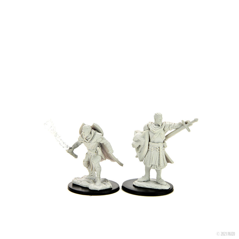 Pathfinder Deep Cuts Unpainted Miniatures: W14 Human Champion Male from WizKids image 7