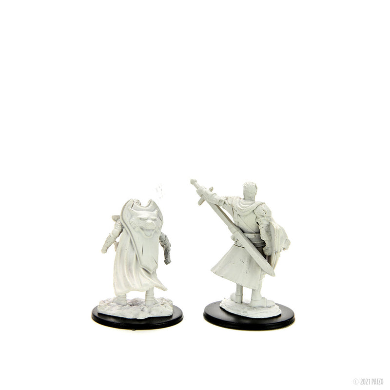 Pathfinder Deep Cuts Unpainted Miniatures: W14 Human Champion Male from WizKids image 8