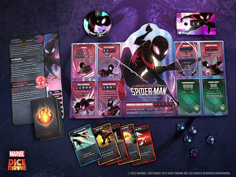 Marvel Dice Throne: 4-Hero Box (Scarlet Witch, Thor, Loki, and Spider-Man) by USAopoly | Watchtower
