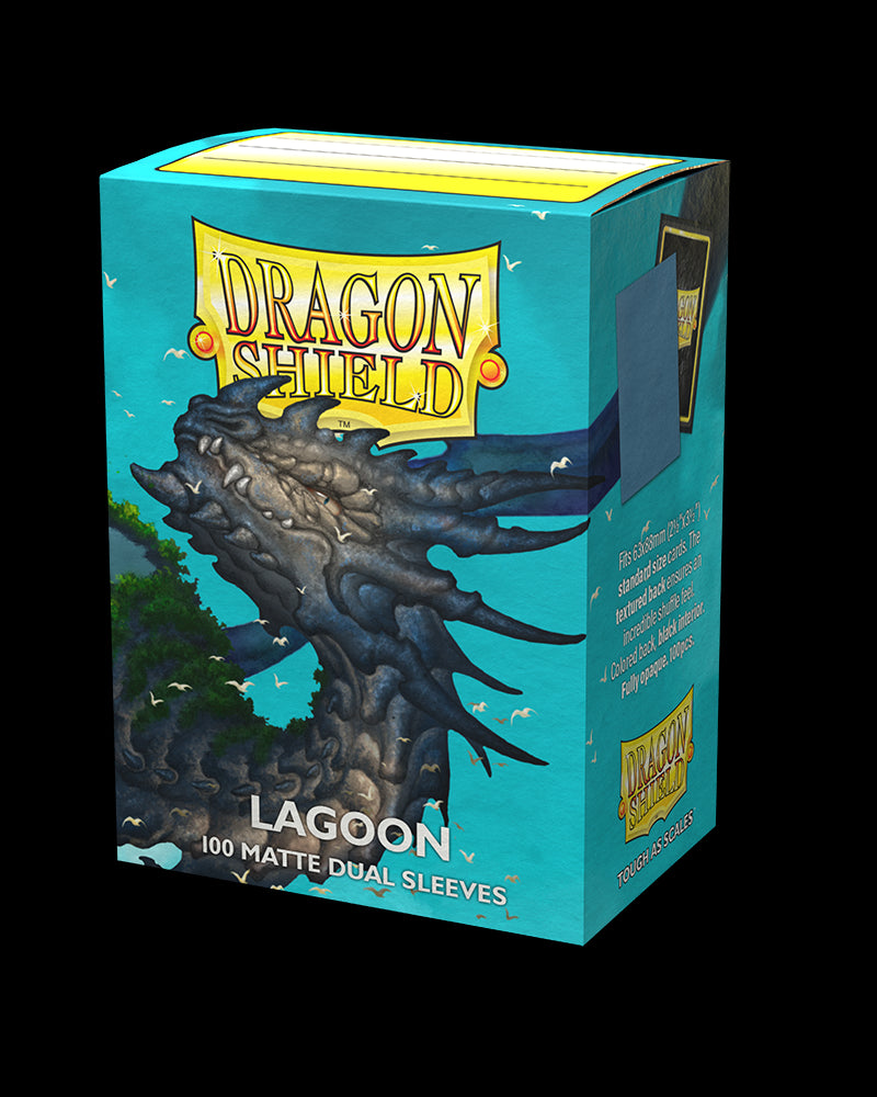 Dragon Shields: (100) Matte Dual - Lagoon from Arcane Tinmen image 8