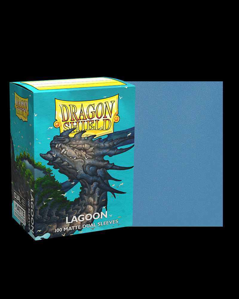Dragon Shields: (100) Matte Dual - Lagoon from Arcane Tinmen image 6