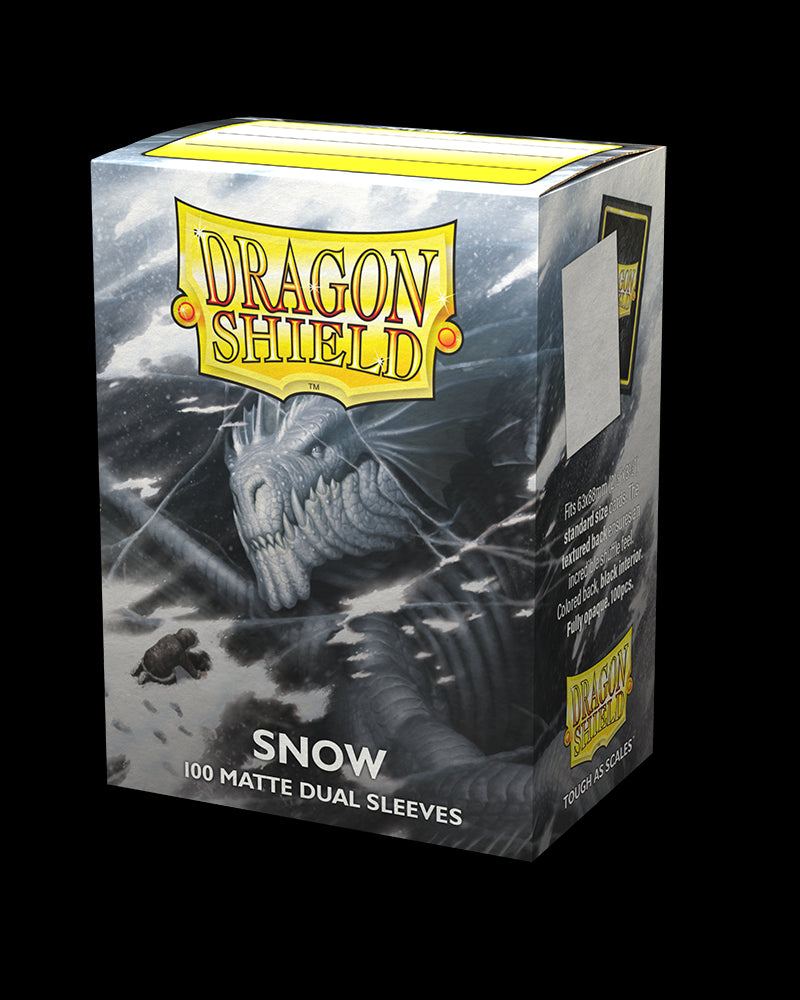 Dragon Shields: (100) Matte Dual - Snow from Arcane Tinmen image 8