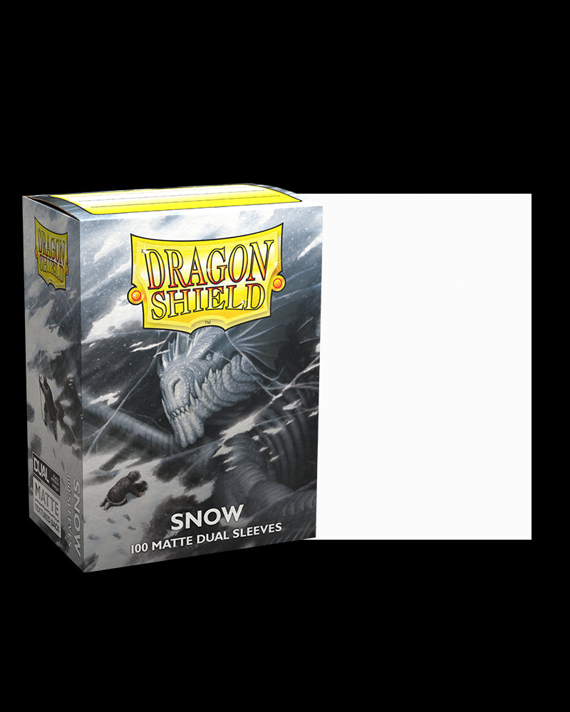 Dragon Shields: (100) Matte Dual - Snow from Arcane Tinmen image 6