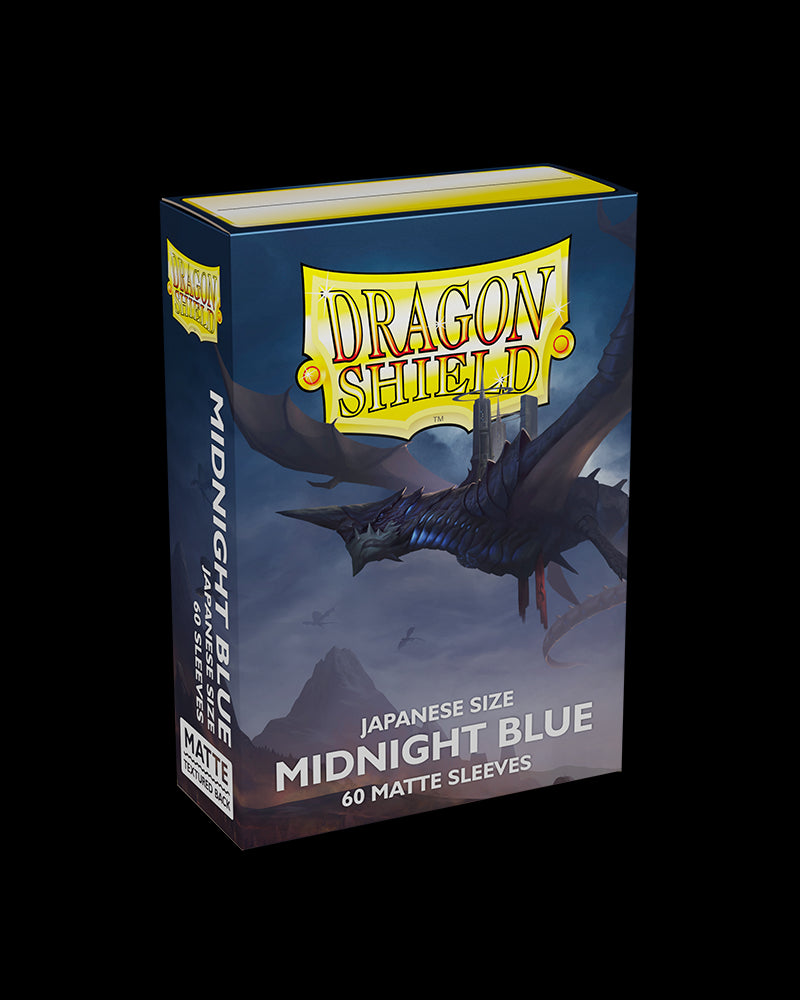 Dragon Shields Japanese (60) Matte - Midnight Blue from Arcane Tinmen image 10