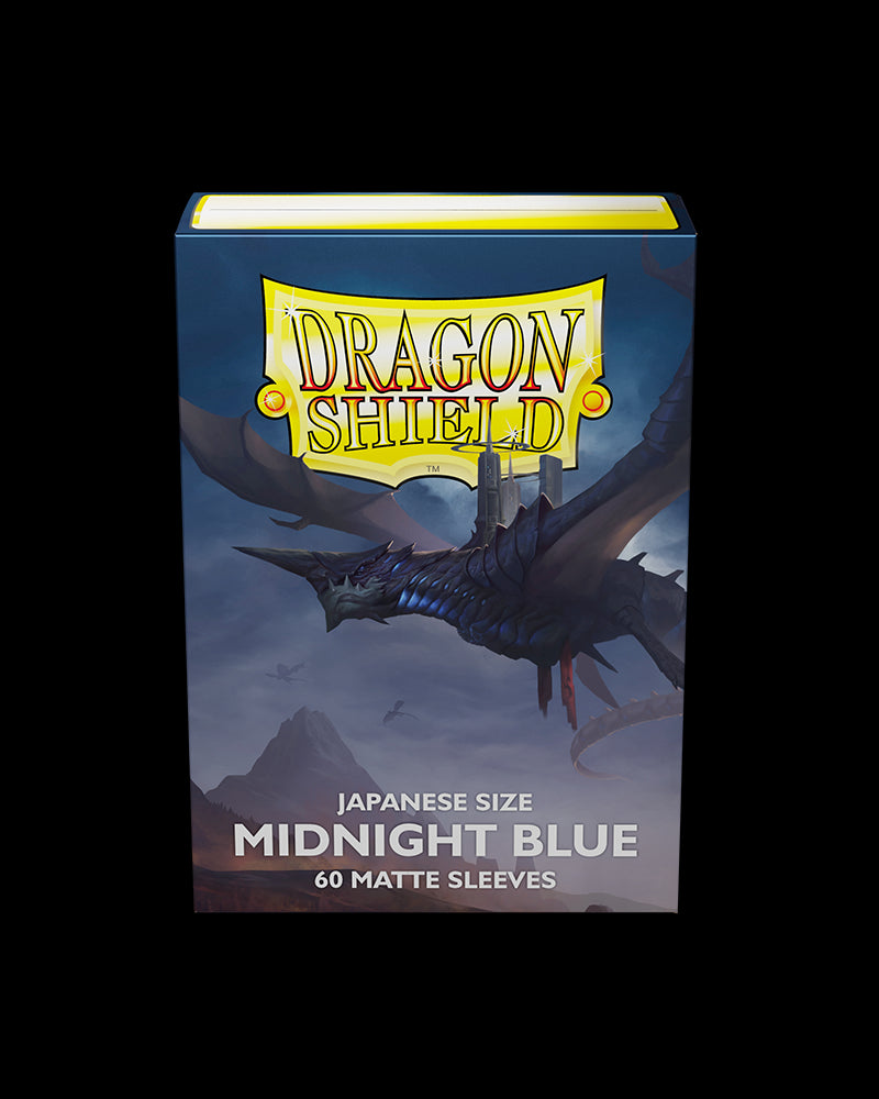 Dragon Shields Japanese (60) Matte - Midnight Blue from Arcane Tinmen image 9