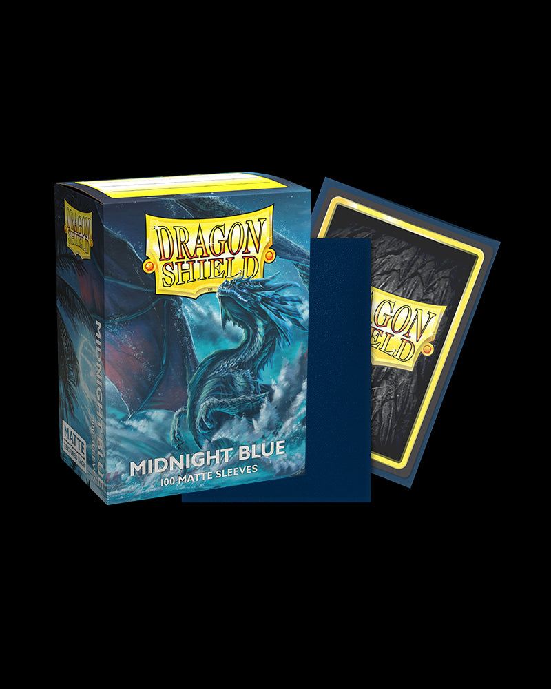 Dragon Shields: (100) Matte - Midnight Blue from Arcane Tinmen image 12