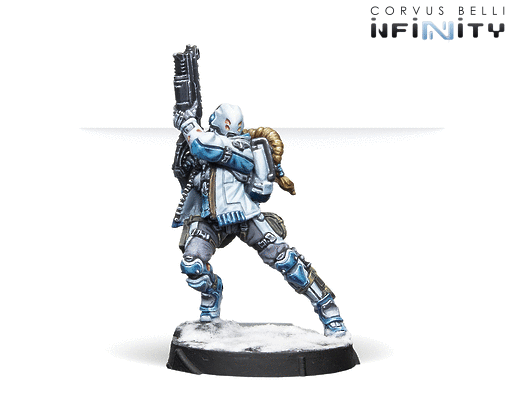 Infinity: PanOceania - Nokken Special Intervention and Recon Team (Spitfire) from Corvus Belli image 1