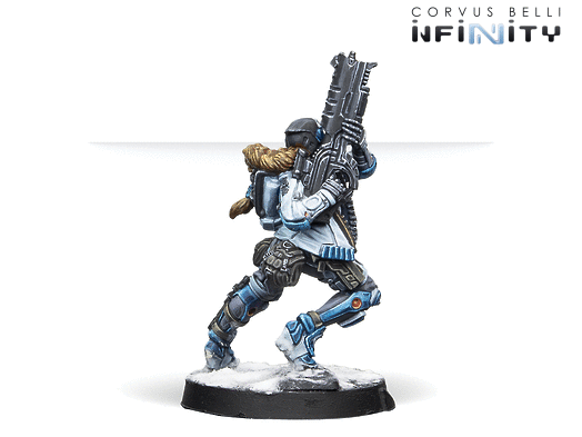 Infinity: PanOceania - Nokken Special Intervention and Recon Team (Spitfire) from Corvus Belli image 3
