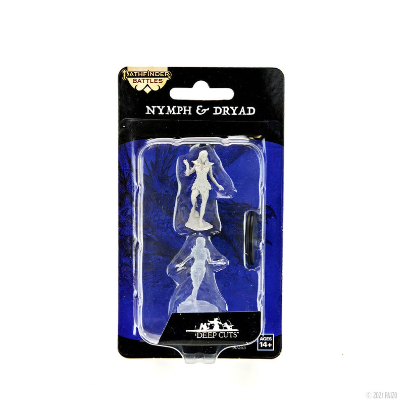 Pathfinder Deep Cuts Unpainted Miniatures: W14 Nymph & Dryad from WizKids image 5