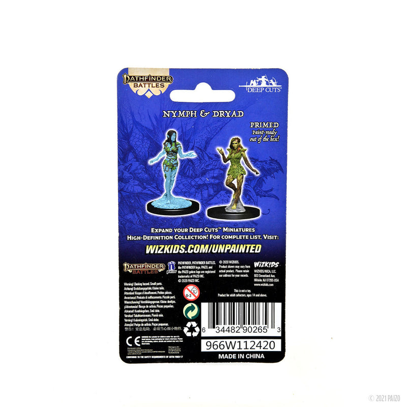 Pathfinder Deep Cuts Unpainted Miniatures: W14 Nymph & Dryad from WizKids image 6