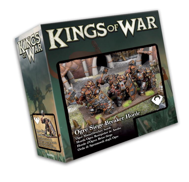Kings of War: Ogre Siege Breaker Horde from Mantic Entertainment image 1