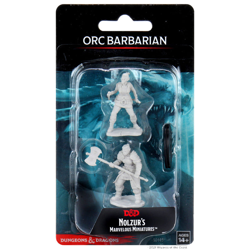 Dungeons & Dragons Nolzur's Marvelous Unpainted Miniatures: W13 Orc Barbarian Female from WizKids image 7