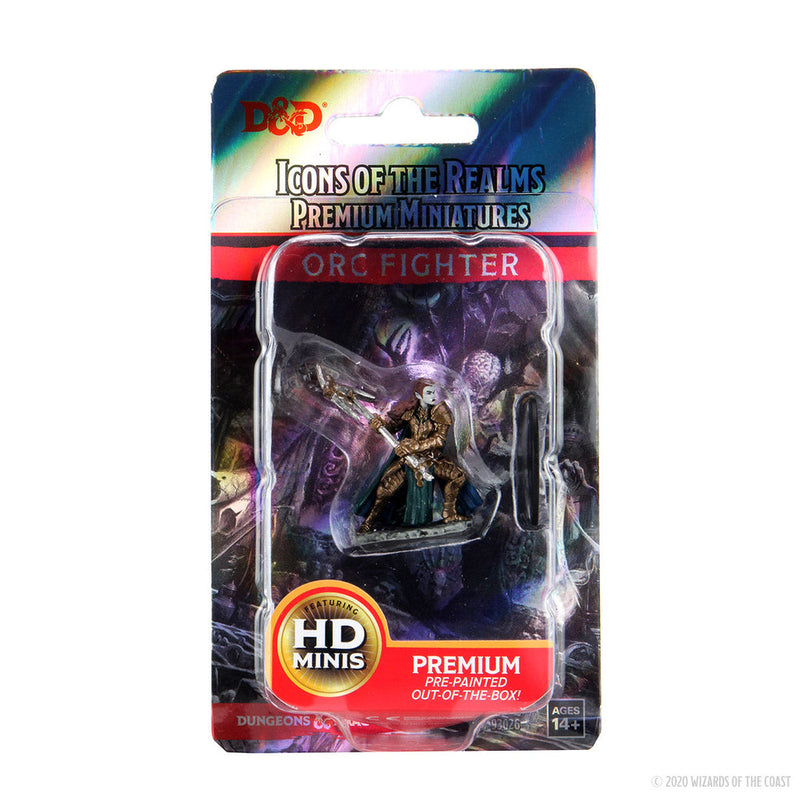 Dungeons & Dragons: Icons of the Realms Premium Figures W04 Half-Orc Fighter Female from WizKids image 5