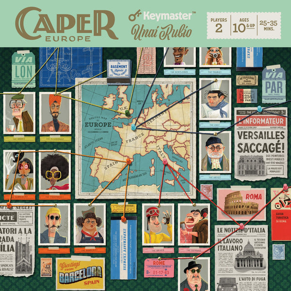 Caper: Europe by Keymaster Games | Watchtower
