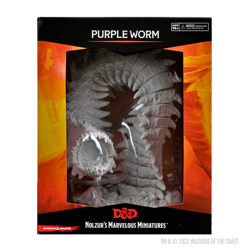 Dungeons & Dragons Nolzur's Marvelous Unpainted Miniatures: Purple Worm from WizKids image 13
