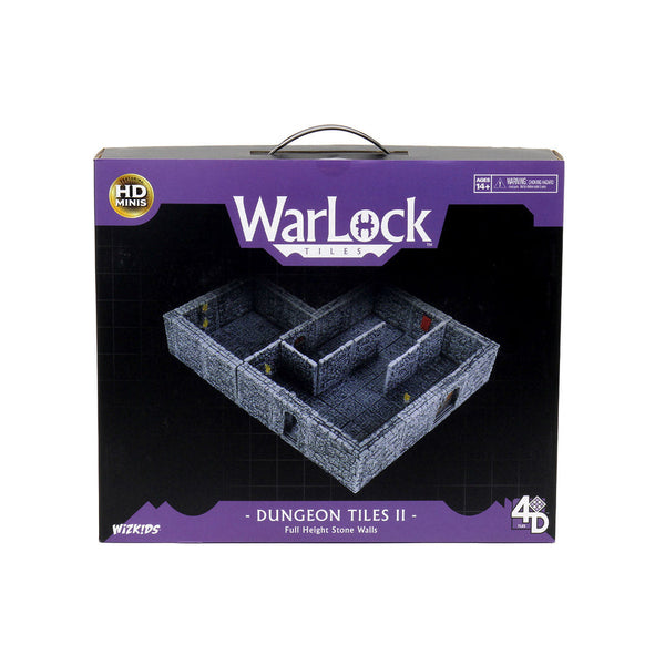 WarLock Tiles: Dungeon Tiles II - Full Height Stone Walls from WizKids image 9
