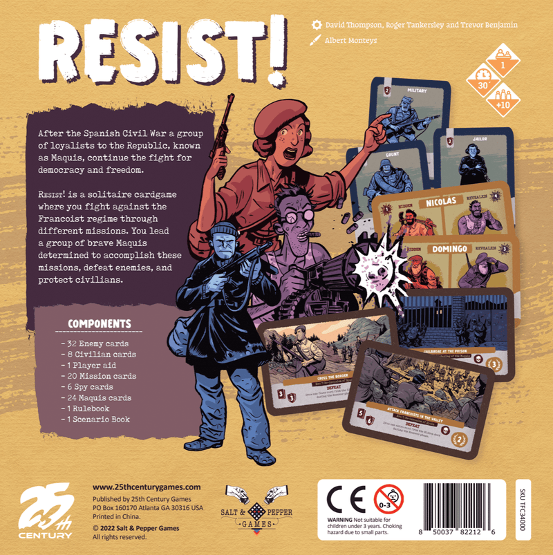 Resist! by 25th Century Games | Watchtower.shop