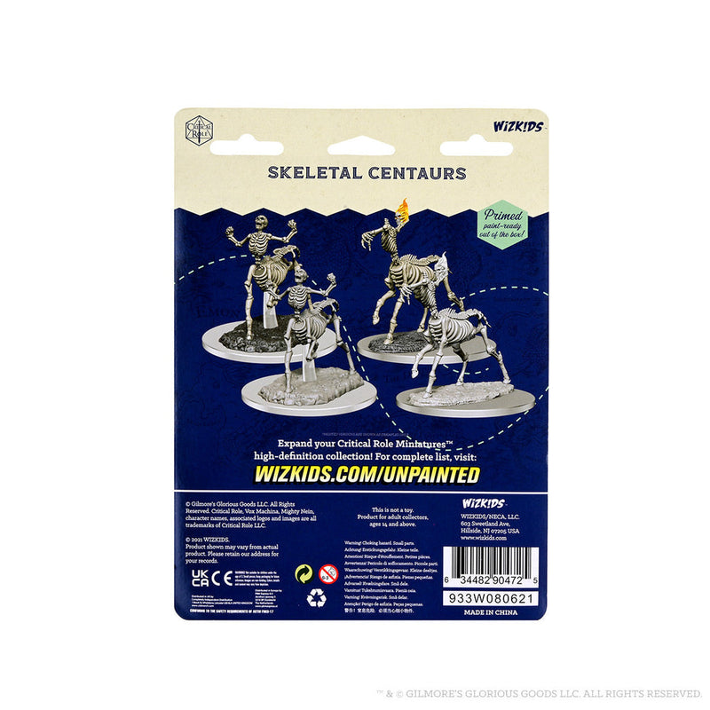 Critical Role Unpainted Miniatures: W02 Skeletal Centaurs from WizKids image 5