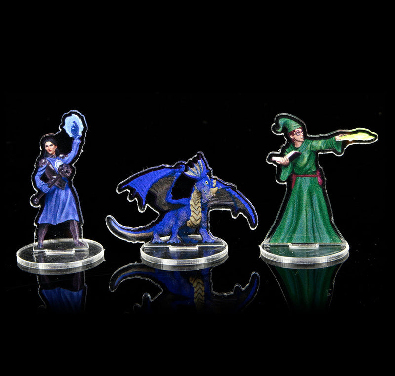 Dungeons & Dragons Fantasy Miniatures: Idols of the Realms 2D Dragons of Stormwreck Isle from WizKids image 30