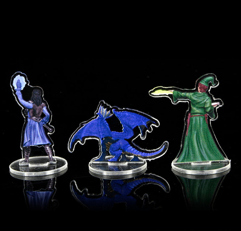 Dungeons & Dragons Fantasy Miniatures: Idols of the Realms 2D Dragons of Stormwreck Isle from WizKids image 31