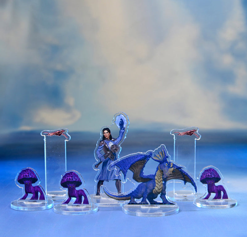 Dungeons & Dragons Fantasy Miniatures: Idols of the Realms 2D Dragons of Stormwreck Isle from WizKids image 23