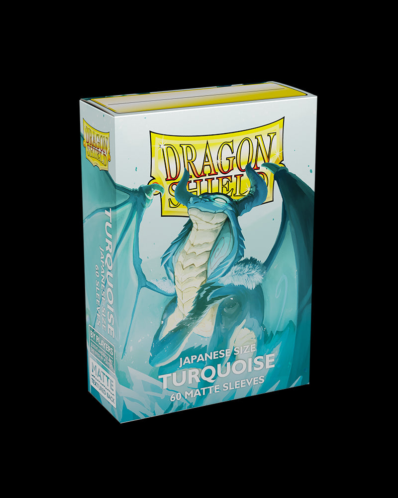 Dragon Shields Japanese (60) Matte - Turquoise from Arcane Tinmen image 12