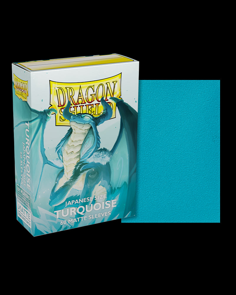 Dragon Shields Japanese (60) Matte - Turquoise from Arcane Tinmen image 8
