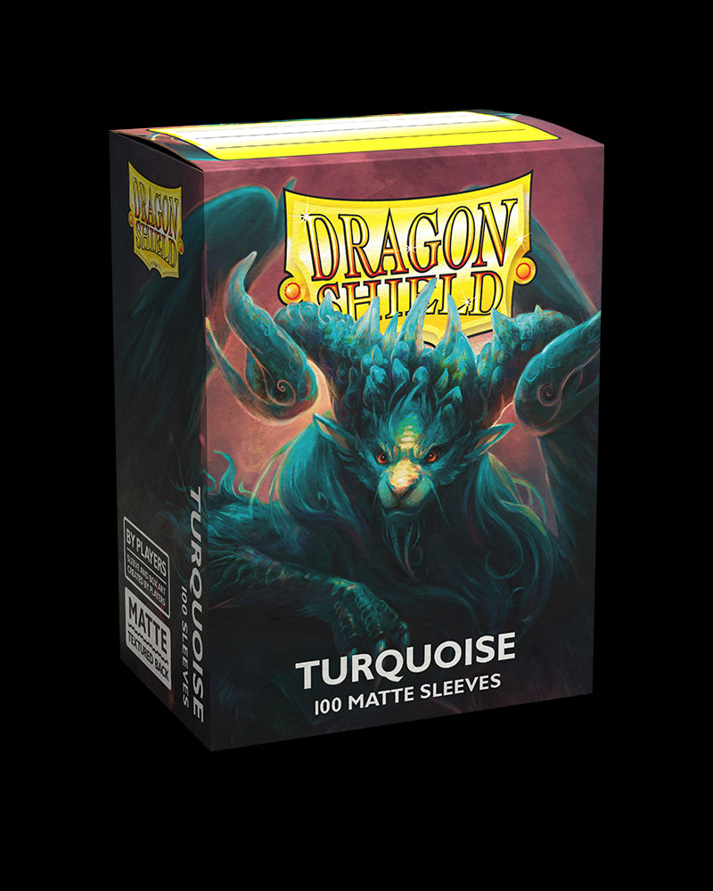 Dragon Shields: (100) Matte - Turquoise from Arcane Tinmen image 12