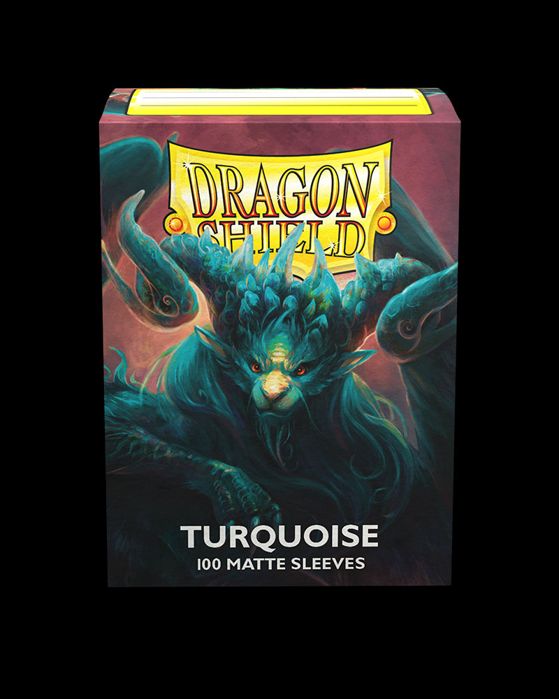 Dragon Shields: (100) Matte - Turquoise from Arcane Tinmen image 11