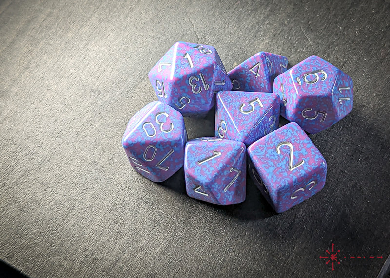 Speckled: Poly Silver Tetra (7) from Chessex image 2