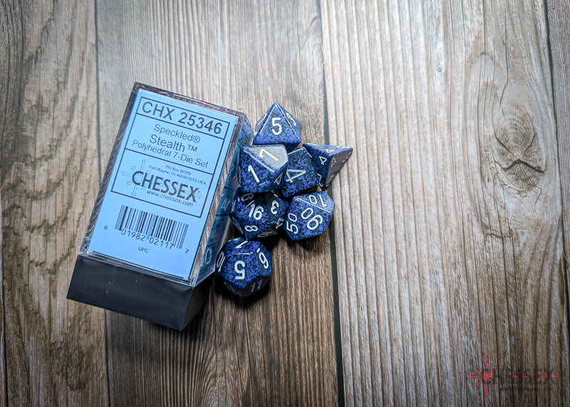Speckled: Poly Set Stealth (7) from Chessex image 3