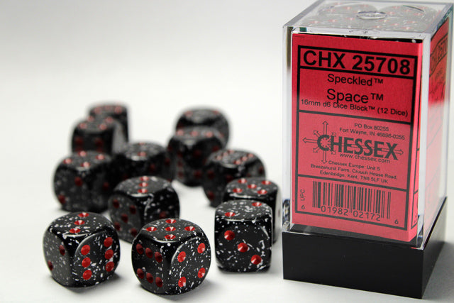 Speckled: 16mm D6 Space (12) from Chessex image 1