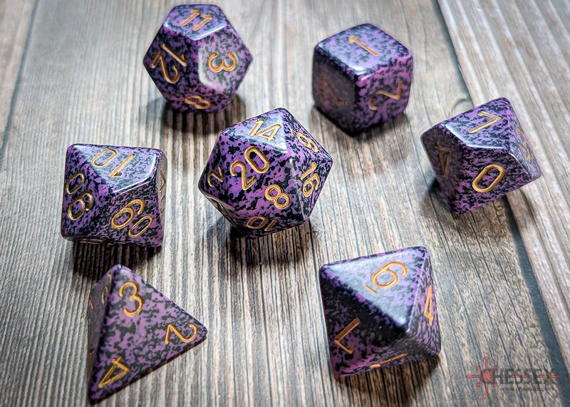 Speckled: Poly Set Hurricane (7) from Chessex image 1